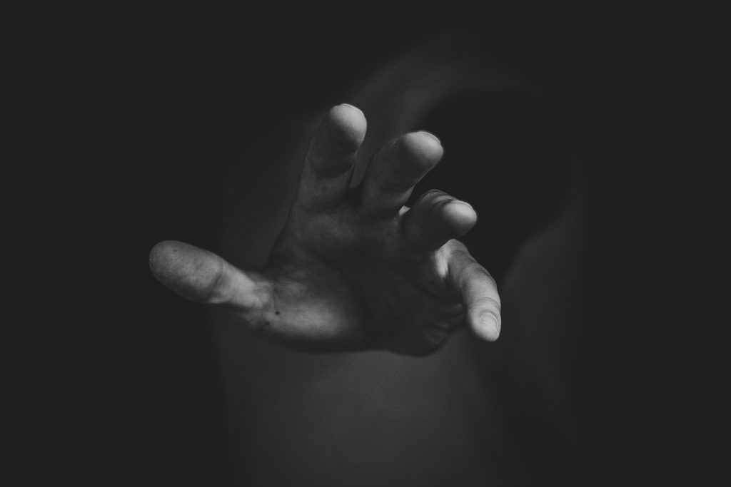 close up human hand against blurred background 1