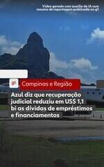 Redução de dívidas da Azul em recuperação judicial